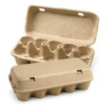 Hnedá krabička na vajcia (10 vajec, 45–70 g)